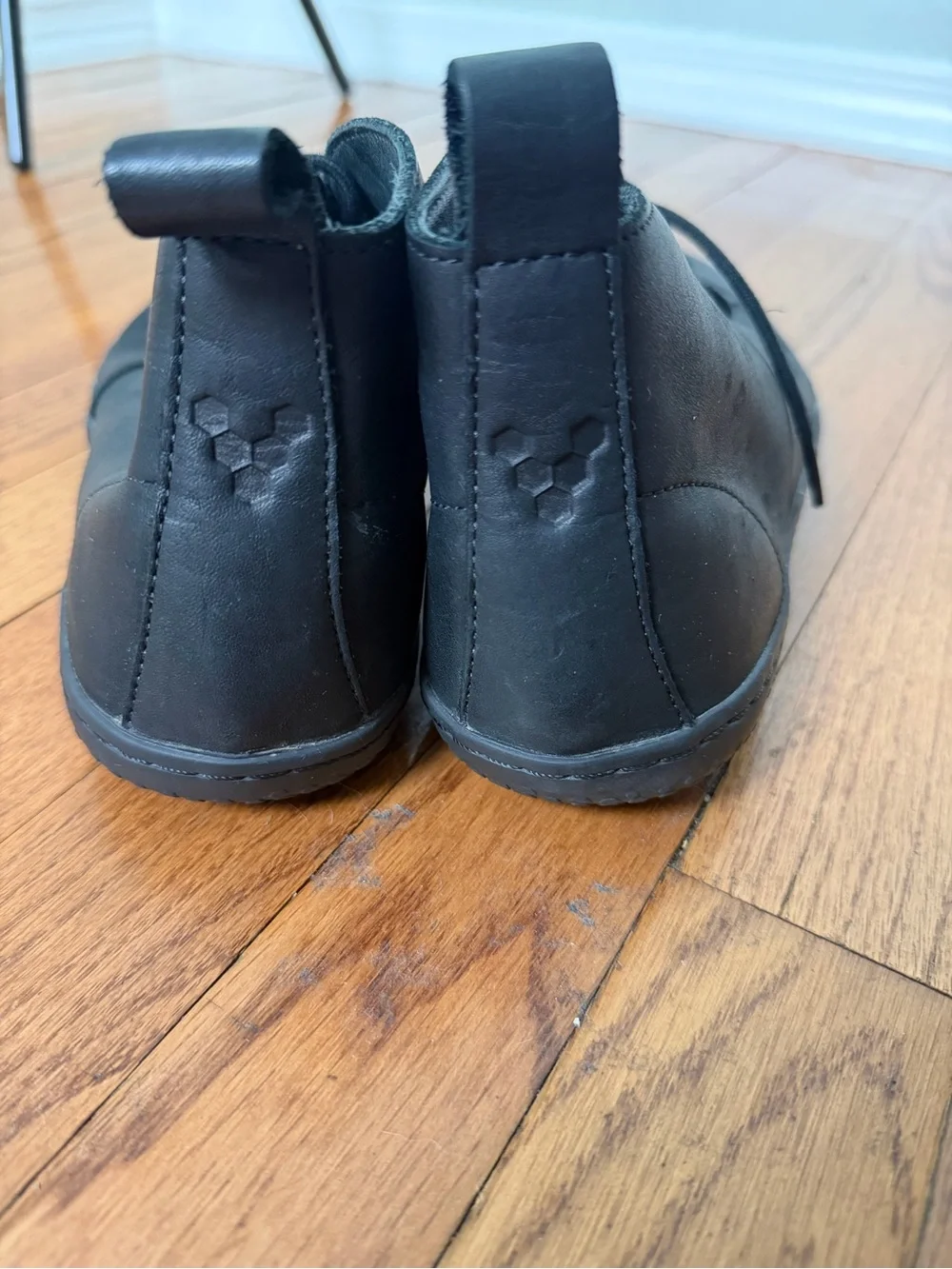 Vivobarefoot Gobi II Leather Barefoot Chukka Boots Black EU 42